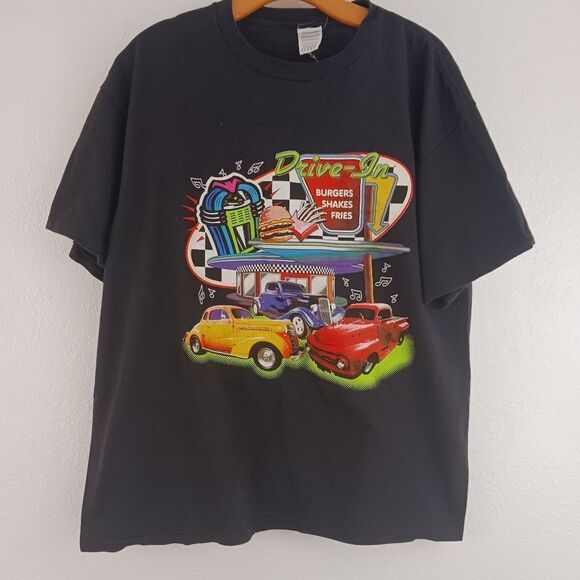 Delta Pro Weigth drive in burgers black t-shirt size L - Picture 1 of 5
